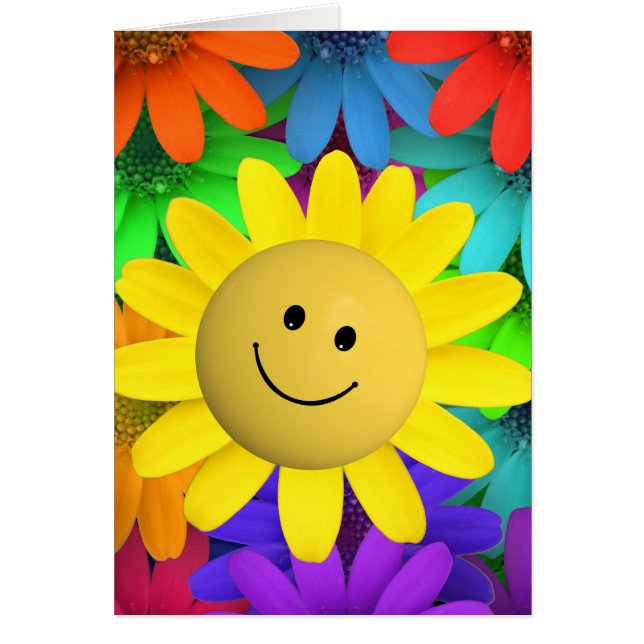 かわいい幸せ顔花 (正面)