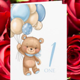 かわいい幸せ1歳の誕生日 カード