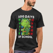 かわいい幸せ100th日の学校の亀の先生100 tシャツ (正面)