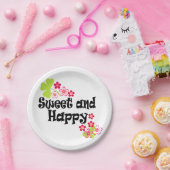 かわいい幸せ ペーパープレート (パーティー)