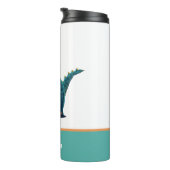 かわいい幸せTレックスティラノサウルスレックス恐竜 タンブラー (回転右)