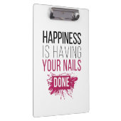 かわいい幸福にされるあなたのネイルがあっています クリップボード (右)