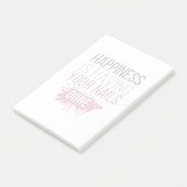 かわいい幸福にされるあなたのネイルがあっています ポストイット (アングル)