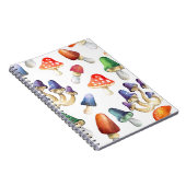 かわいい幻想的なキノコ ノートブック (右側)