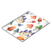 かわいい幻想的なキノコ ノートブック (左側)