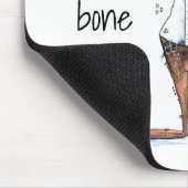 かわいい幻想的な犬の料理人 マウスパッド (コーナー)