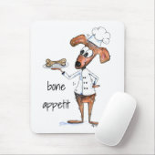 かわいい幻想的な犬の料理人 マウスパッド (マウス)