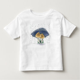 かわいい幼児のキノコTシャツ トドラーTシャツ