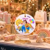 かわいい幼児の誕生日パーティーの記念品 セラミックオーナメント