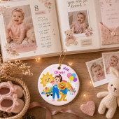かわいい幼児の誕生日パーティーの記念品 セラミックオーナメント