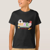 かわいい幼稚園のバックトゥスクール Tシャツ (正面)