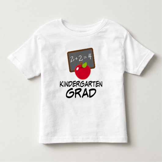 かわいい幼稚園の卒業のTシャツ トドラーTシャツ (正面)