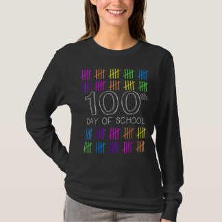かわいい幼稚園プレスクール100日のお茶 Tシャツ