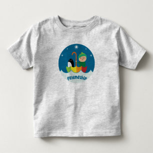かわいい幼稚園児の友情発見 トドラーTシャツ