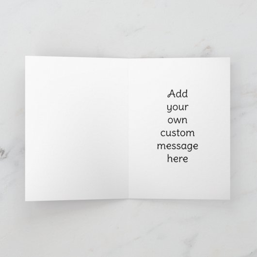 かわいい幼稚園卒園記念デザイン 案内状 (内部)