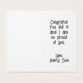 かわいい幼稚園卒業パンダ (内部フラット)