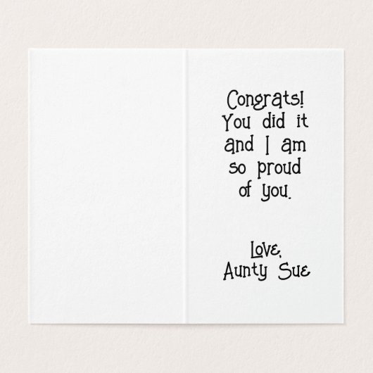 かわいい幼稚園卒業パンダ (内部フラット)