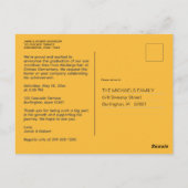 かわいい幼稚園卒業パーティー招待状 ポストカード (裏面)