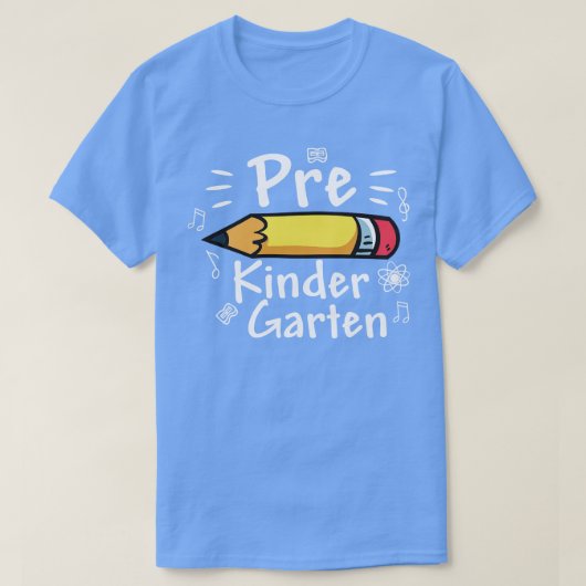 かわいい幼稚園新学期プレK先生 Tシャツ (デザイン正面)