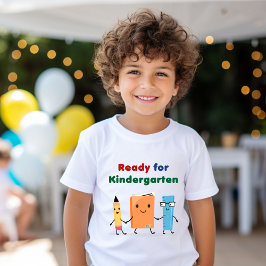 かわいい幼稚園準備おめでとう絵本 Tシャツ