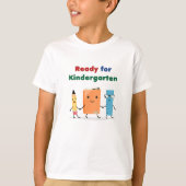 かわいい幼稚園準備おめでとう絵本 Tシャツ (正面)