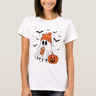 かわいい幽霊かわいいコ不気味ーヒー Tシャツ