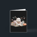 かわいい幽霊が本を読むのが好きな人たち 秋のハロウィーン カード<br><div class="desc">かわいい幽霊が本を読むのが好きな人たち 秋のハロウィン</div>