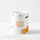かわいい幽霊たちとカボチャのハロウィンマグ、コーヒーマグ コーヒーマグカップ (中央)