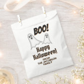 かわいい幽霊たちブー！ハッピーハローウィン処理バッグ フェイバーバッグ (クリップ留めされた状態)