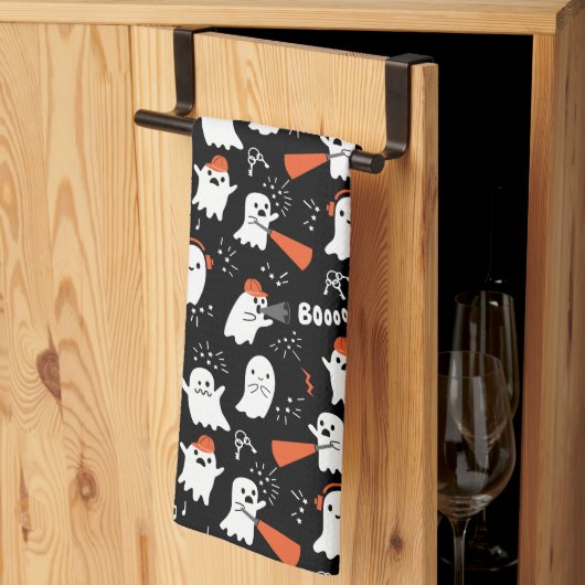 かわいい幽霊たち キッチンタオル (三つ折り)