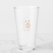 かわいい幽霊とかぼちゃ � 面白いハロウィン タンブラーグラス (裏面)