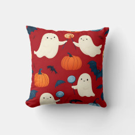 かわいい幽霊とカボチャのハロウィーン枕 クッション