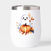 かわいい幽霊とカボチャ (背面)