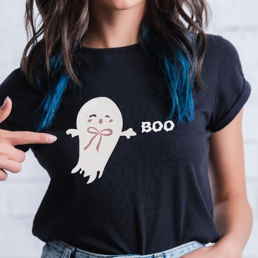 かわいい幽霊とボウブー Tシャツ