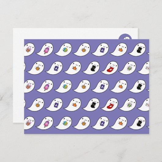 かわいい幽霊のお気に入り ポストカード (正面/裏面)