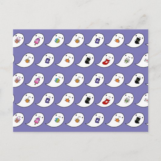 かわいい幽霊のお気に入り ポストカード (正面)