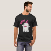 かわいい幽霊のよく出る幽霊ハロウィンホラーハロウィーン Tシャツ (正面フル)