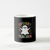 かわいい幽霊のハロウィーン教師デザイン_1 コーヒーマグカップ (中央)