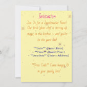 かわいい幽霊の料理パーティーへようこそ - ブーティフルフィースト 招待状 (裏面)