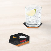 かわいい幽霊は夜に通りで徘徊 ペーパーコースター (インサイチュ)