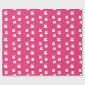 かわいい幽霊インサンタハット ラッピングペーパー (フラット)