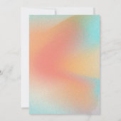 かわいい幽霊ウィッチハットコーヒーハローウィンパーティ 招待状 (裏面)