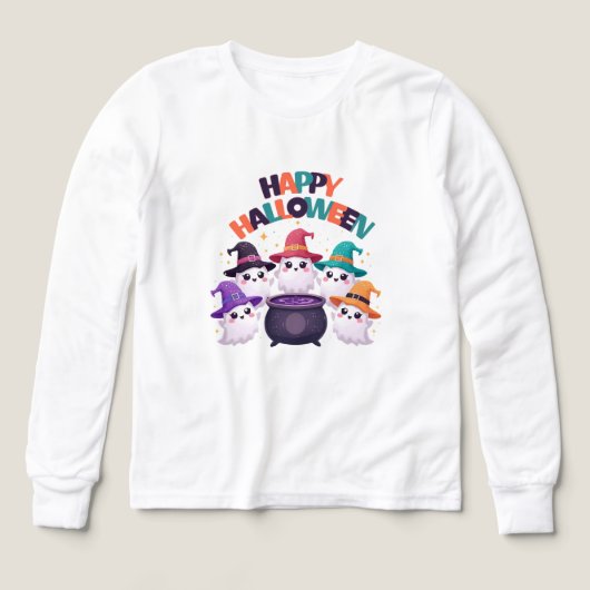 かわいい幽霊ウィッチハロウィーン (デザイン正面)