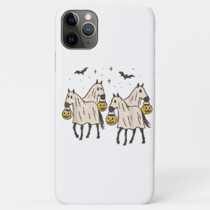 かわいい幽霊ウマズハロウィーントリックまたはトリート iPhone 11 PRO MAXケース