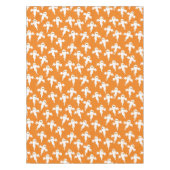 かわいい幽霊オレンジハロウィーン テーブルクロス (正面)