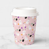 かわいい幽霊カップルグールハロウィーン紙吹雪紙C 紙コップ (右)