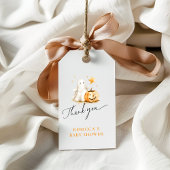 かわいい幽霊カボチャbooハロウィーンベイビーシャワー ギフトタグ