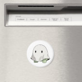かわいい幽霊カメのハロウィンコスチューム マグネット (インサイチュ (食洗機))