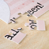 かわいい幽霊ガーリーハッピーハローウィン ジグソーパズル (側面)