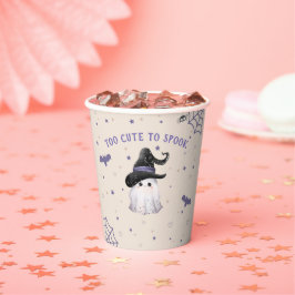 かわいい幽霊ガールハロウィーン誕生日パーティークリーム 紙コップ